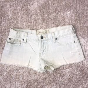 Hollister Bleach Faded Denim Shorts